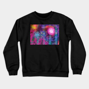 Purple Sparkle Space Crewneck Sweatshirt